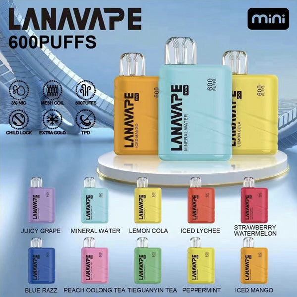 Lana Mini 600 Singapore Ultra Compact Disposable Vape VAPESGSG Lana Mini 600 Singapore Ultra Compact Disposable Vape VAPESGSG