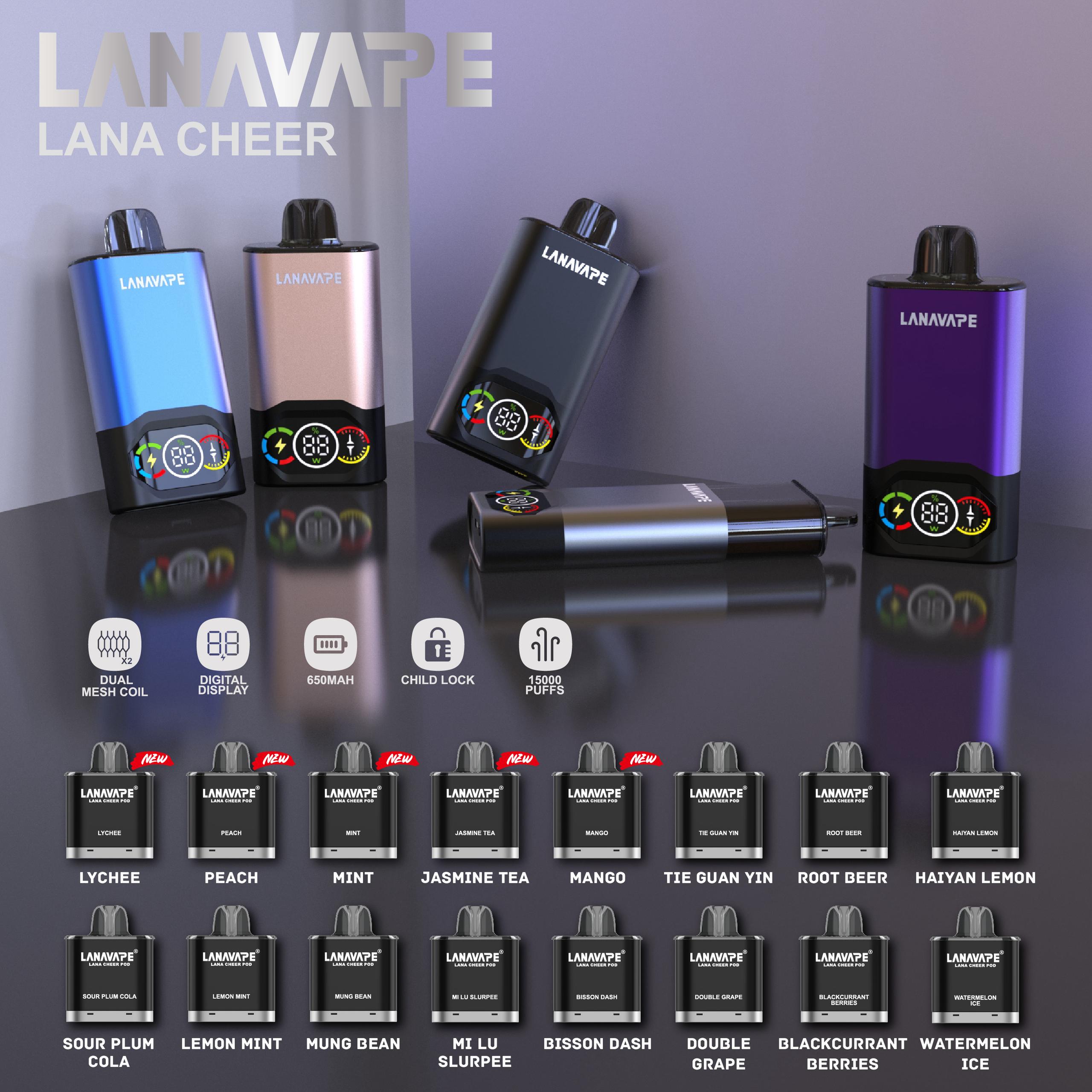 Lana Cheer 15K Starter Kit – 15,000 Puff Rechargeable Device Singapore