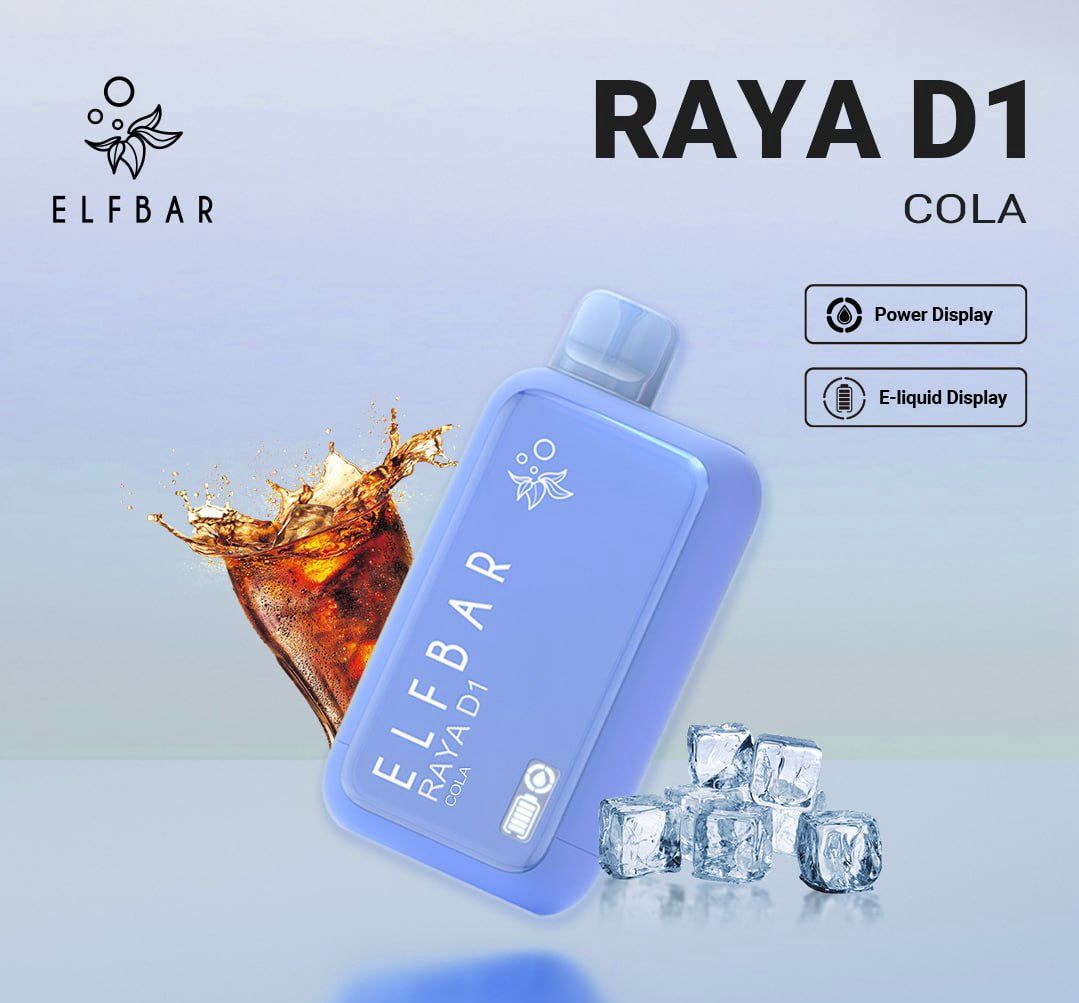 Elfbar Raya D1 13K Disposable Vape – Rechargeable Type-C | 13,000 Puffs